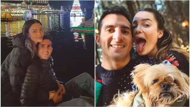 El atleta Rommel Pacheco y su esposa Lylo Fa se encuentran en Orlando, Florida,  celebrando su luna de miel, poco más de un mes después de su boda espiritual