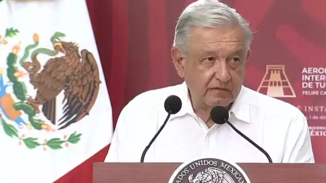 Desde el aeropuerto verde de Tulum, el Presidente de México estuvo acompañado por los gobernadores del Sureste