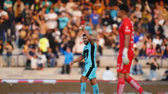 Toto Salvio participó en todos los goles de Pumas contra Pachuca
