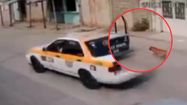 El taxista fue amenazado para no difundir el video y su auto enviado al corralón