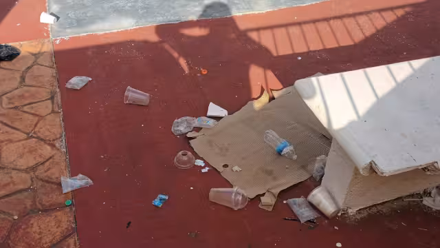 El lugar recreativo, los residentes exponen que poco a poco se ha ido convirtiendo en un basurero