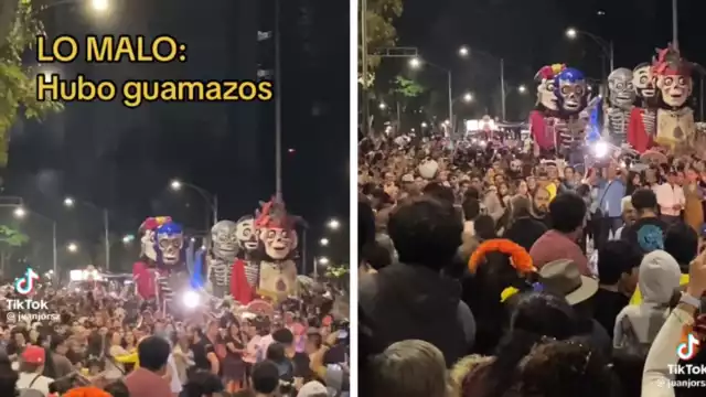 El desfile de alebrijes se interrumpió rumbo al Ángel de la Independencia