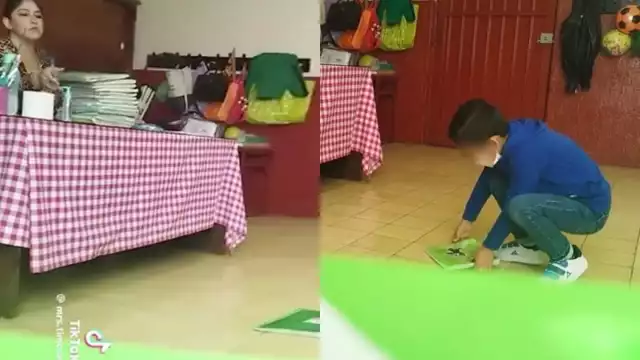 La maestra fue removida de su cargo mientras se realizan las investigaciones