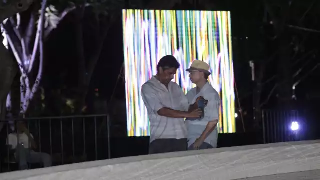 La espectadora Manuela Lozano, afirmó que es algo “nuevo”, “una experiencia innovadora, nos llevamos una grata sorpresa”