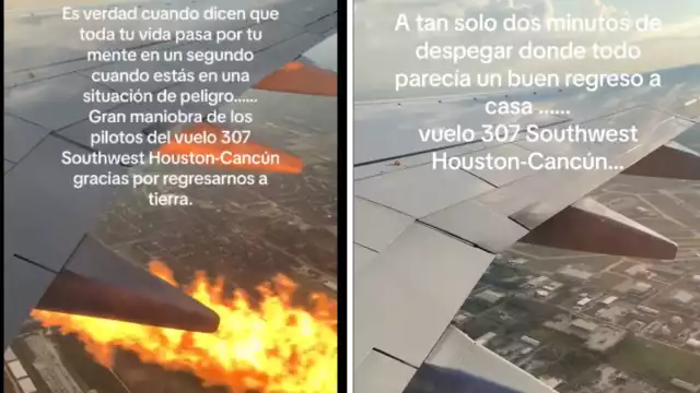El avión regresó al aeropuerto de Houston a pocos minutos del despegue