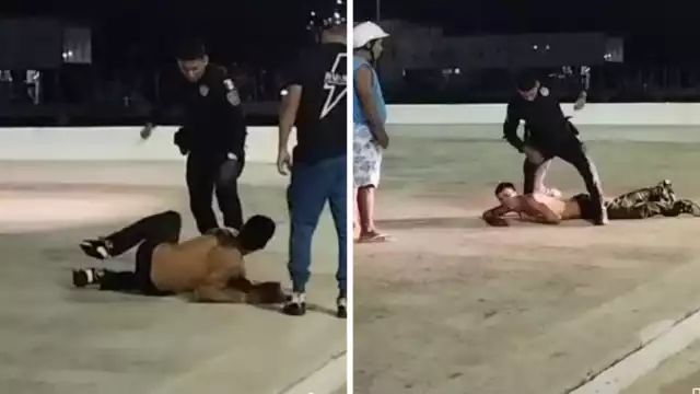 El elemento policiaco ya se encuentra bajo investigación