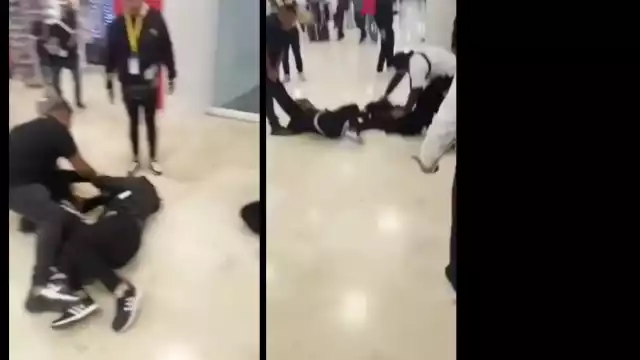 Se estaban peleando dentro del Aeropuerto Internacional de Cancún