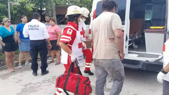 El motociclista resultó con un brazo lesionado