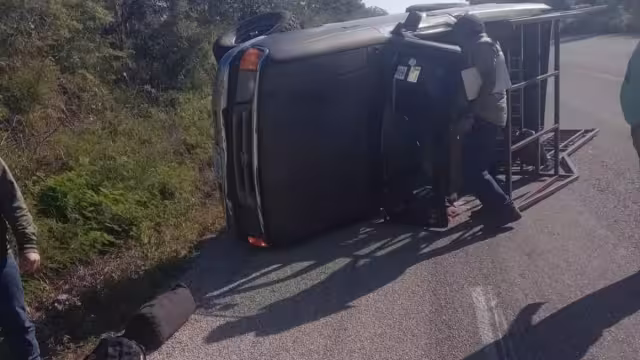 Al lugar se presentó la Policía Municipal de Temax y la Policía Estatal