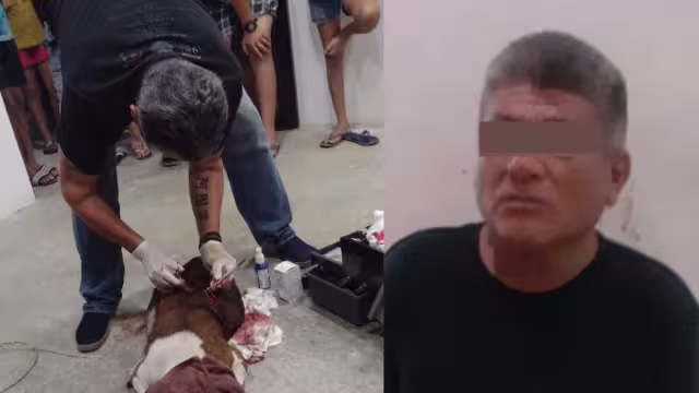 A pesar de que intentó huir, el hombre fue detenido por elementos de la Policía Playa del Carmen