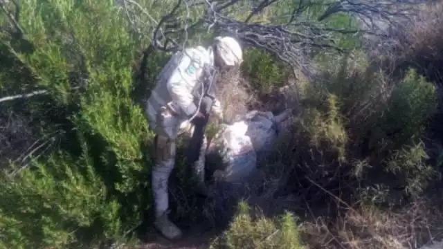 Personal del Ejército Mexicano realizó el aseguramiento de 250 kilos de probable metanfetamina