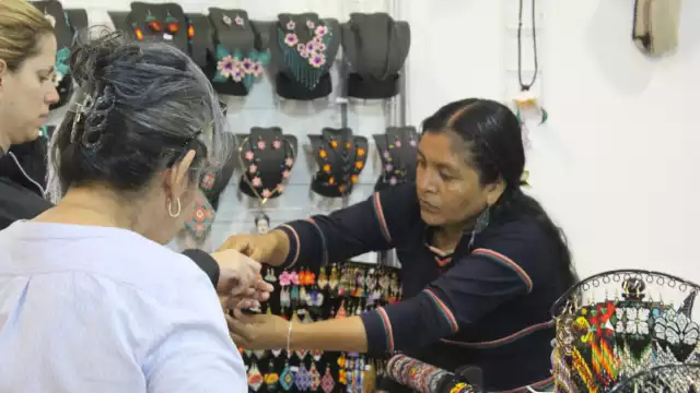 Informó que también recibieron a compradores mayoristas, lo que puso en un balance bueno las ventas de los expositores