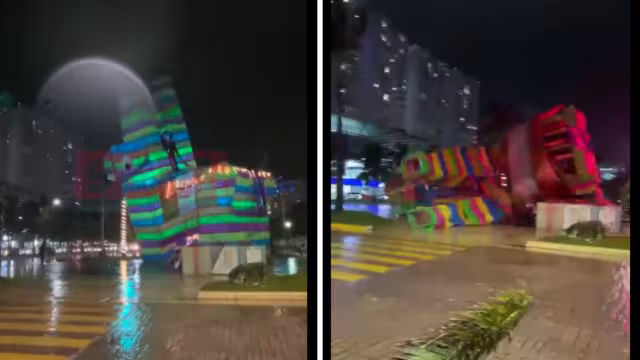 El burrito sabanero era parte de las decoraciones navideñas en Cancún