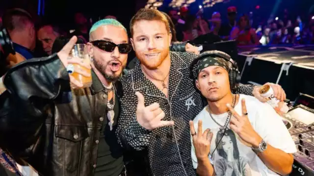 La gran noche del Canelo en nuevas fotos que han salido a la luz. Foto: Especial