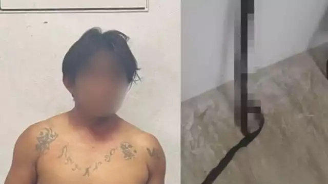 El hombre fue detenido y entregado a las autoridades correspondientes
