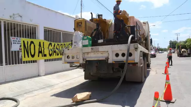 La autoridad permitió las obras, que se ejecutaron bajo engaño, porque se afirmaba que eran de tubería de agua potable