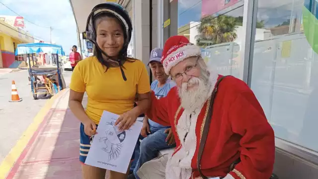 William Guiol, que asumió como Santa Claus, residía en Tizimín