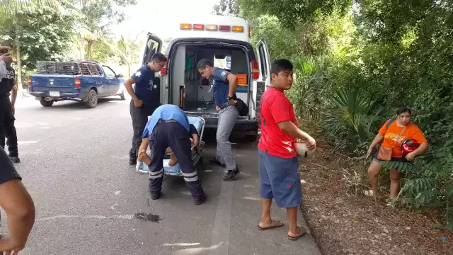 Los uniformados tomaron nota de este hecho y acordonaron el área para las investigaciones correspondientes