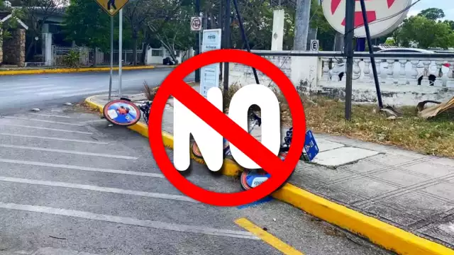 Hay varias indicaciones sobre el programa En Bici de Mérida