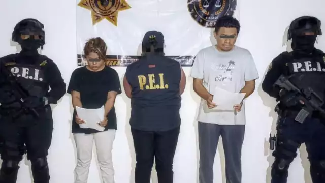 La pareja fue detenida por la SSP Yucatán