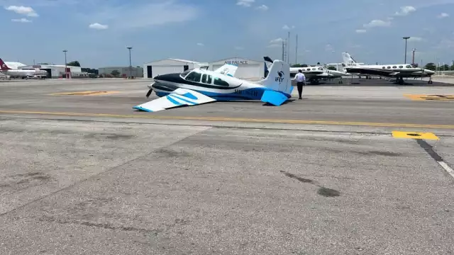 No se registraron personas lesionadas en el derrape de una avioneta en el aeropuerto de Mérida