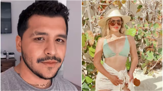 Christian Nodal causó polémica luego de que circulara un video donde aparece al lado de su exnovia, María Fernanda, festejando el 14 de febrero