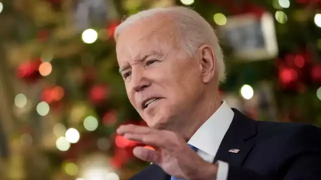 Biden basó su discurso en las medidas que pondrá en marcha a partir de ahora para reforzar el plan de combate a la nueva variante. Foto: AFP