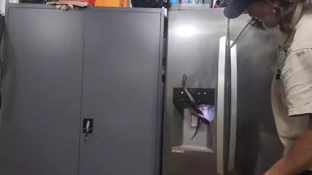 La mujer quedó con un gran susto y asombro