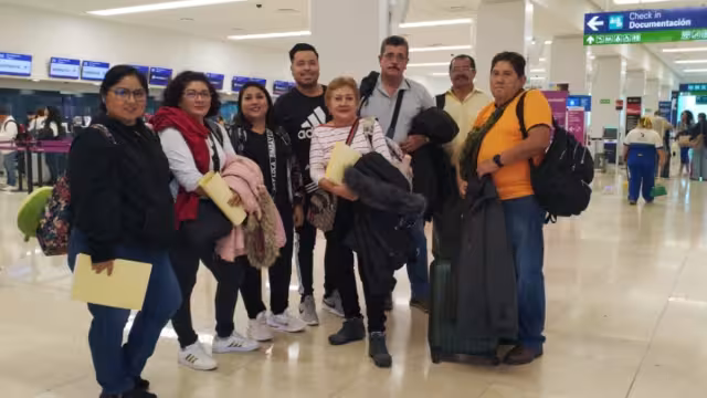 Todos van muy emocionados y contentos