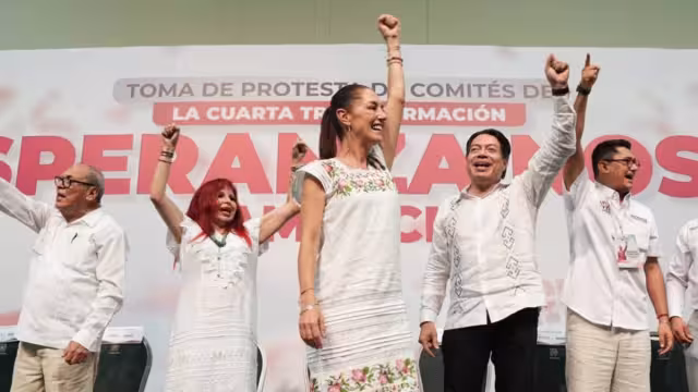 Claudia Sheinbaum fue bien recibida por los campechanos