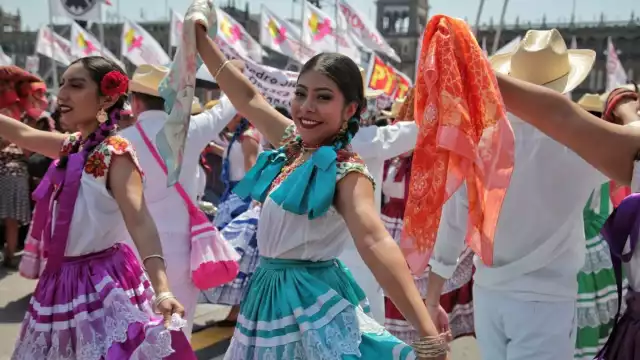 El Zócalo está lleno para la presentación de Claudia Sheinbaum