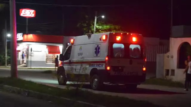 El joven fue trasladado de emergencia al hospital