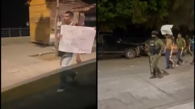 Integrantes del CJNG castiga a presuntos ladrones en Ocotlán, Jalisco