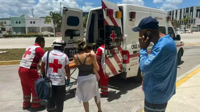 El niño de 11 meses fue atendido por personal de la Cruz Roja
