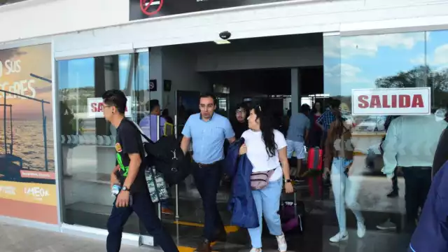 La movilidad en la terminal fue regular