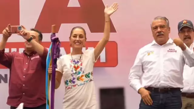 La candidata de la coalición Sigamos haciendo Historia, Claudia Sheinbaum, denunció un posible delito electoral en Guanajuato