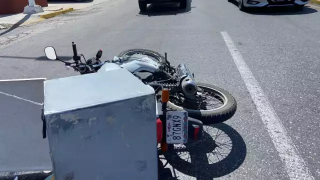 El motociclista conducía a exceso de velocidad