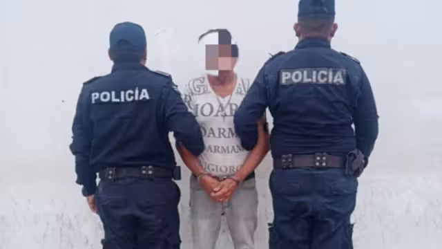 El hombre fue detenido y trasladado a la cárcel pública de Progreso