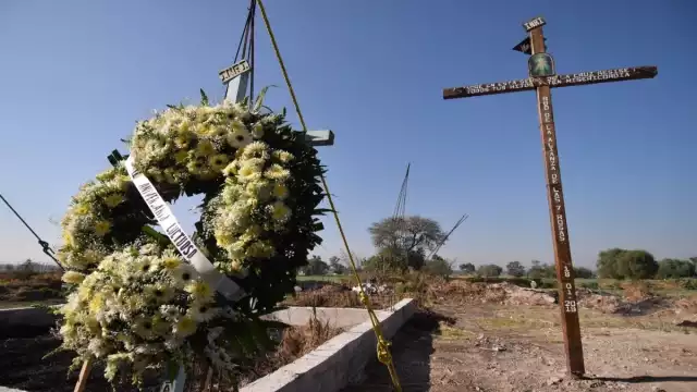 La misa estuvo encabezada por familiares, aunque invitaron al delegado de Programas federales del gobierno de México, Abraham Mendoza Zenteno