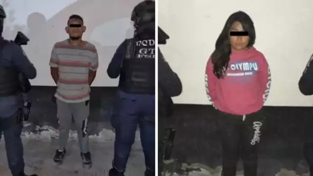 La pareja fue detenida durante un recorrido de vigilancia