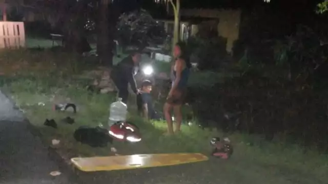 El chofer del tráiler al ver lo que había ocasionado se dio a la fuga