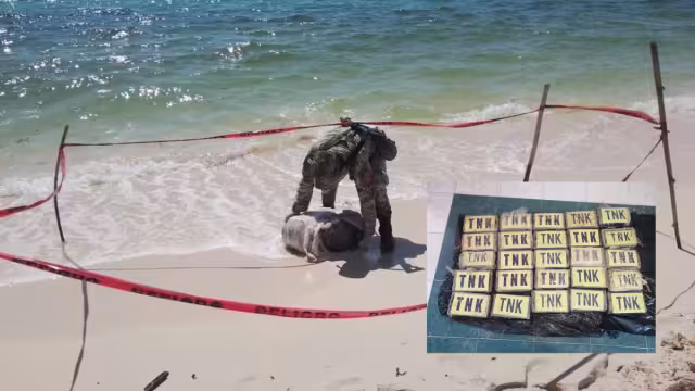 En el año se han asegurado 155 kilos de droga que recala en las playas