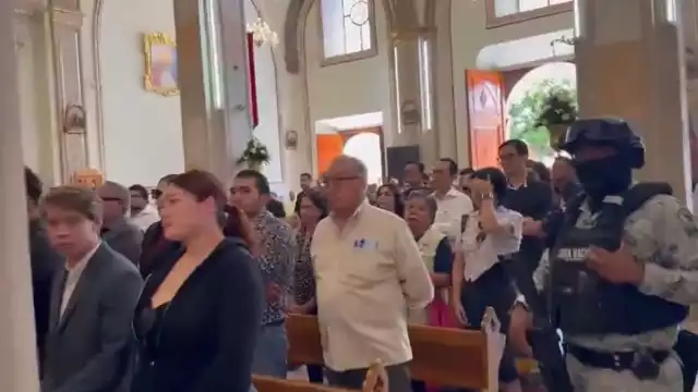 Con el resguardo de fuerzas armdas, se realizó al funberal de Gisela Gaytán, quien era candidata de Morena a la alcaldía de Celaya, Guanajuato