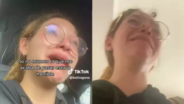 La joven se ha hecho viral, ya que era su primer día con su camioneta nueva