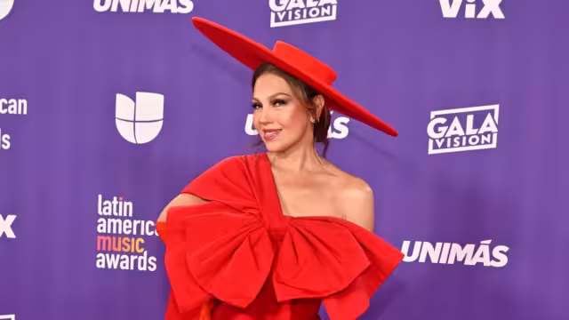 Así lució Thalía en la alfombra roja de los Latin American Music Awards 2024