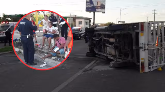 Entre los lesionados hay un menor de edad