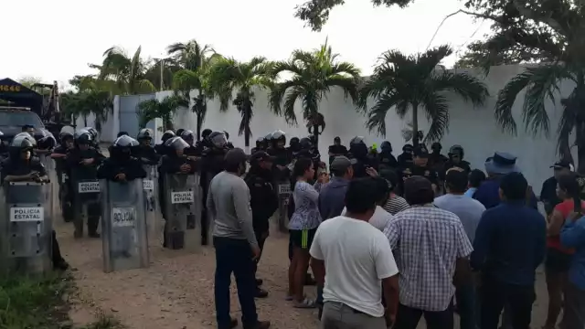 El bloqueo comenzó cerca de las seis de la mañana en el paso a San Rafael