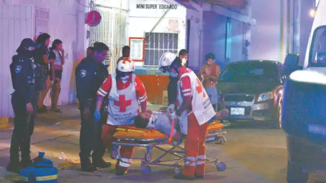 Testigos señalan que uno de las lesionados, es una persona agresiva