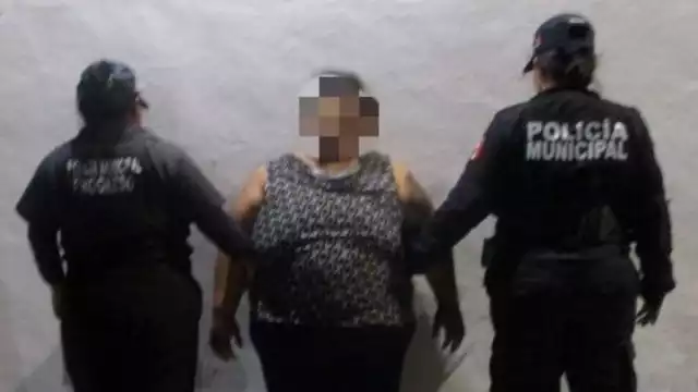 La mujer fue trasladada a la comandancia municipal de Progreso