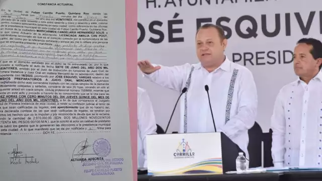 La Presidenta Municipal asegura que la acción se debe a que un Juez ha desechado tres amparos presentados por Esquivel, por un adeudo de 20 mdp